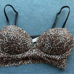 PINK Victoria's Secret Leopard Print Bra